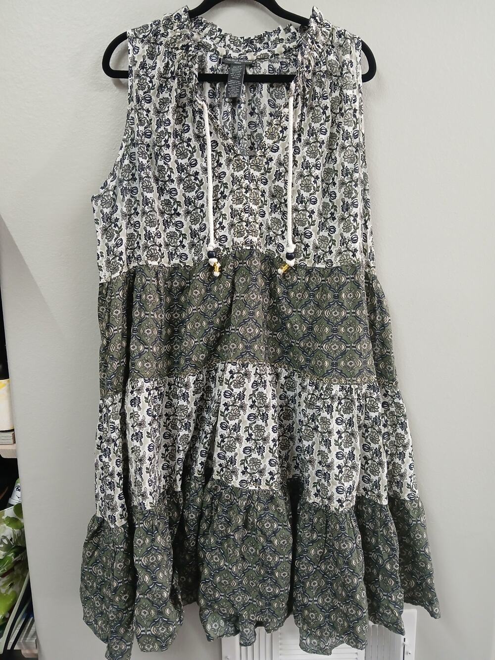 Chelsea & Theodore cottagecore midi dress size 3x nwot